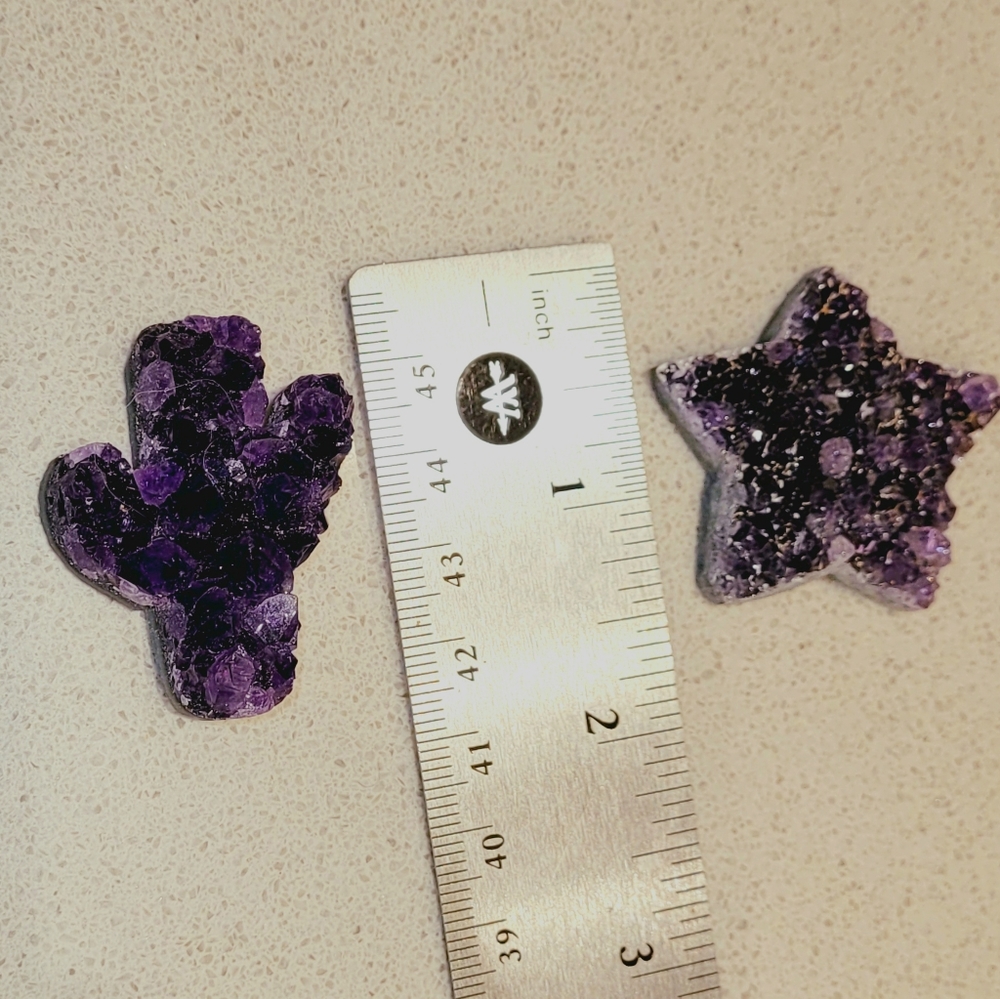 ADORABLE AMETHYST ๐ต CACTUS & STAR ๐ - Picture 2 of 8